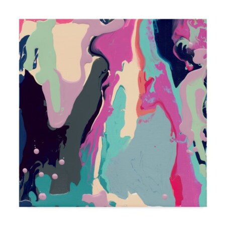 Jennifer Mccully 'The Pour - Abstract' Canvas Art,18x18
